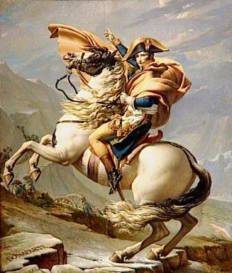Le Premier Consul Bonaparte travers les Alpes au col du Grand Saint-Bernard, le 20 mai 1800