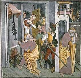 Cycle de la Passion du Christ : Reniement de saint Pierre