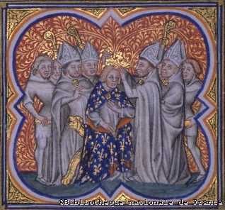 Couronnement de Louis X le Hutin