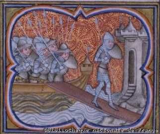 Les Vikings débarquant sur les côtes françaises