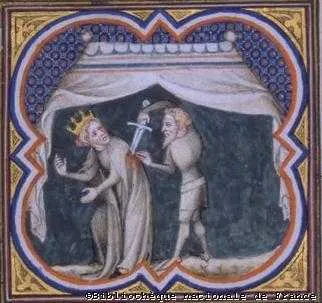 Assassinat de Sigebert (Bibliothèque nationale de France)