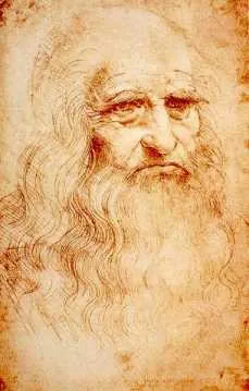 Léonard de Vinci autoportrait à environ 60 ans