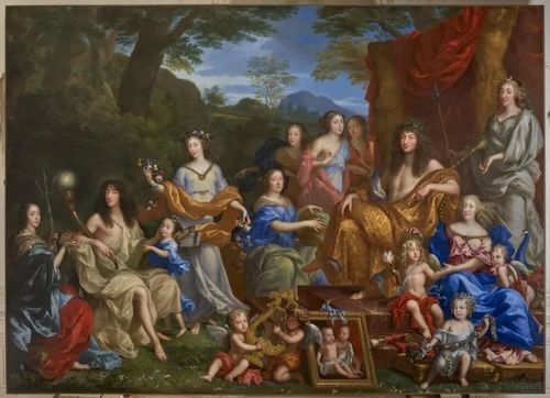 La famille royale dans l'Olympe