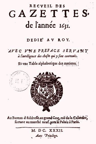 La Gazette de Théophraste Renaudot