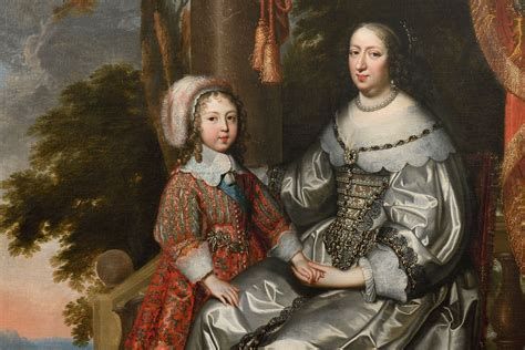 Anne d'Autriche et le jeune Louis XIV