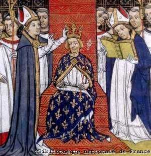 Sacre de Philippe III le Hardi