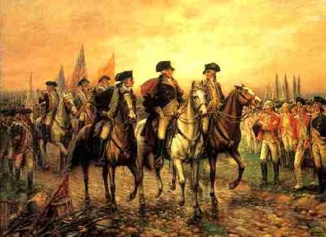 Reddition de Cornwallis face à Washington