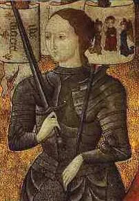 Jeanne d'Arc, miniature du musée de Rouen