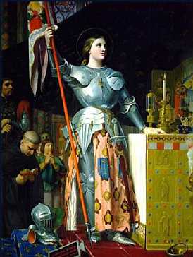 Jeanne d'Arc - par INGRES (Louvre, Paris)