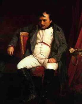 Napoléon à Fontainebleau. 31 mars 1814. Veille de son abdication - par Paul DELAROCHE
