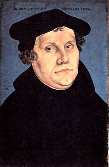 Martin Luther, par Lucas Cranach l'Ancien (1529)