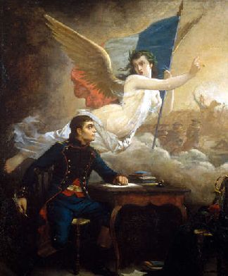 Rouget de Lisle composant la Marseillaise - par Auguste Pinelli 1875-1880 (Musée historique de la Révolution française, Vizille)